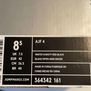 AFJ 4 size 8.5